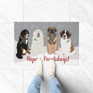 Bernese Leonberger Große Pyrenäen Weihnachten Fußmatte