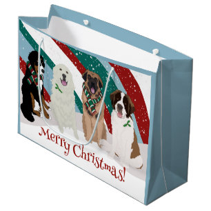 Bernese Leonberger Große Pyrenäen Weihnachten Groß Geschenktüte