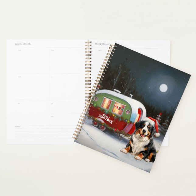 Bernese Mountain Caravan Christmas Adventure (Devant avec enveloppe)