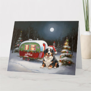 Bernese Mountain Caravan Weihnachtsabenteuer Karte