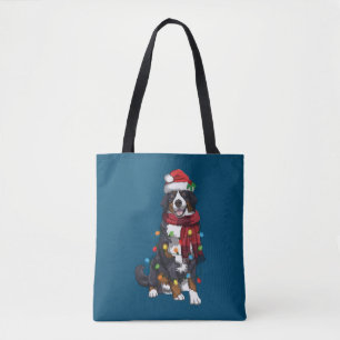 Bernese Mountain Christmas Light Funny Dog Lover Tasche