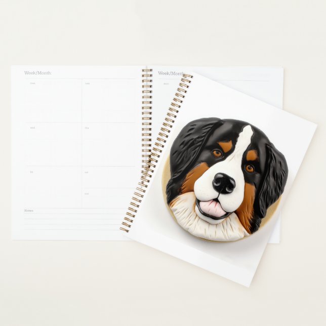 Bernese Mountain Dog 3D Inspiriert Planer (Anzeige)