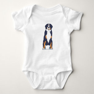 Bernese Mountain Dog Baby Strampler