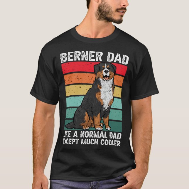 Bernese Mountain Dog Berner Dad T-Shirt (Vorderseite)