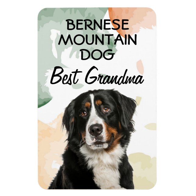 Bernese Mountain Dog Best Grand-mère Magnet (Vertical)