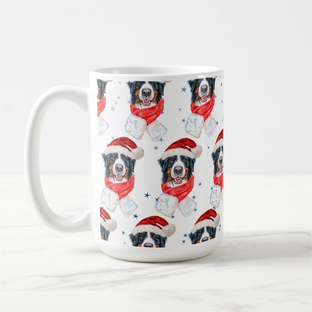 Bernese Mountain Dog Breed Christmas Kaffeetasse (Links)