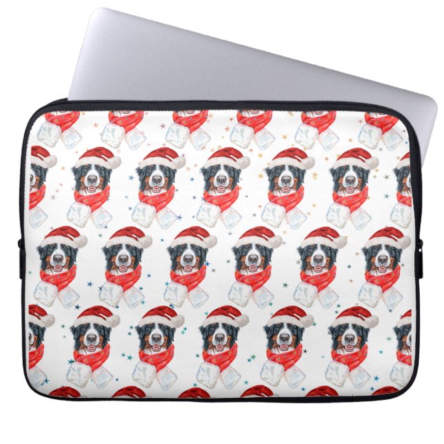 Bernese Mountain Dog Breed Christmas Laptopschutzhülle (Vorderseite)