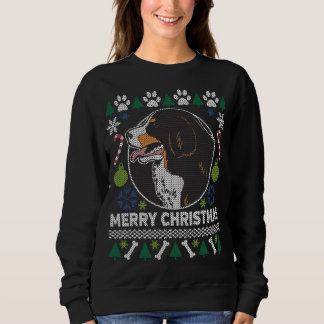 Bernese Mountain Dog Breed Ugly Weihnachtssüßer Sweatshirt