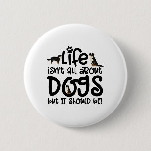Bernese Mountain Dog Button