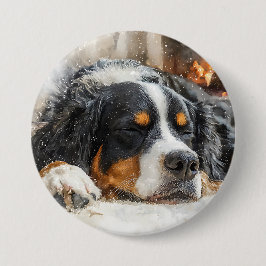 Bernese Mountain Dog Button
