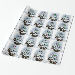 Bernese Mountain Dog Christmas Geschenkpapier