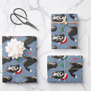 Bernese Mountain Dog Christmas Geschenkpapier Set
