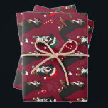 Bernese Mountain Dog Christmas Geschenkpapier Set<br><div class="desc">Bernese Mountain Dog Christmas</div>