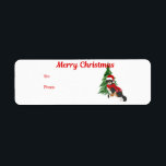 Bernese Mountain Dog Christmas Labels<br><div class="desc">Das perfekte Geschenketikett für Berner Hundeliebhaber</div>