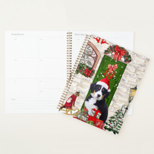 Bernese Mountain Dog Christmas Planer