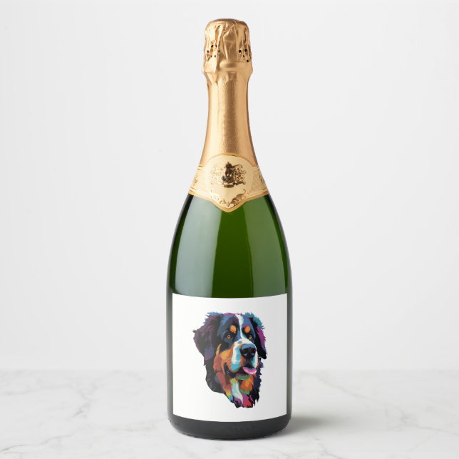 Bernese Mountain Dog Colorful (Vorderseite)