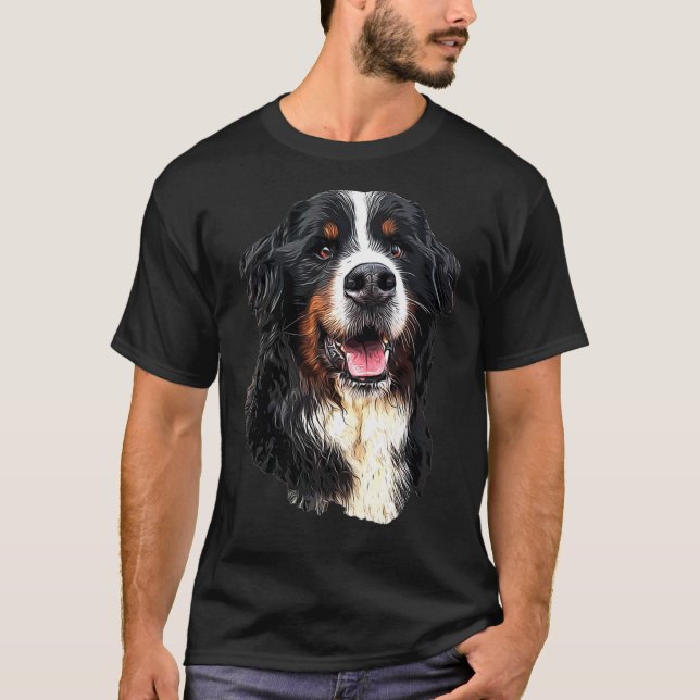 Bernese Mountain Dog Cuteness! Essential T-Shirt (Vorderseite)