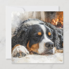 Bernese Mountain Dog Dankeskarte