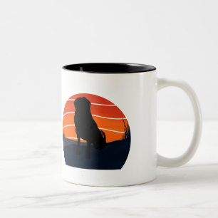 Bernese Mountain Dog Day Zweifarbige Tasse