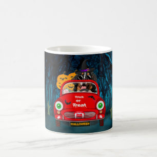 Bernese Mountain Dog Driving Car Beängstigend Hall Kaffeetasse