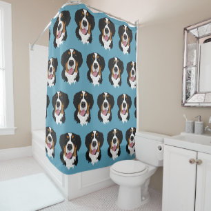 Bernese Mountain Dog Duschvorhang