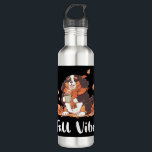Bernese Mountain Dog Fall Vibes  Edelstahlflasche<br><div class="desc">Bernese Mountain Dog Fall Vibes</div>