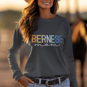 Bernese Mountain Dog farbenfrohe Gabe für Hundelie Sweatshirt