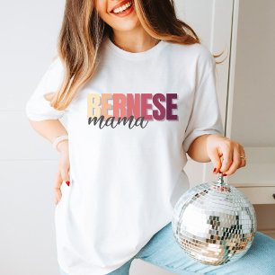 Bernese Mountain Dog farbenfrohe Gabe für Hundelie T-Shirt