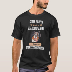 Bernese Mountain Dog Farm Dog Guardian Angel T-Shirt