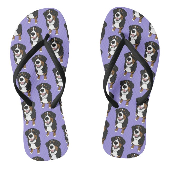 Bernese Mountain Dog  Flip Flops (Fußbett)