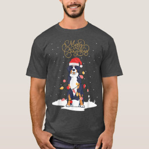 Bernese Mountain Dog Frohe Weihnachten Berner Xmas T-Shirt