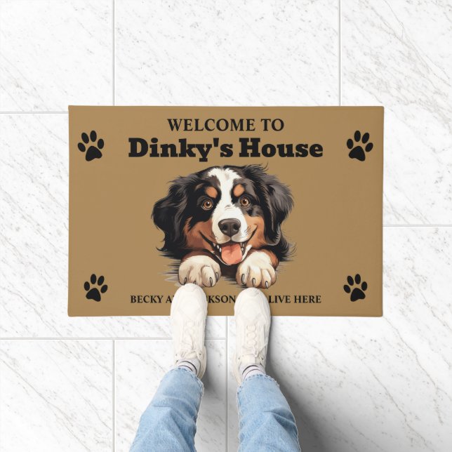 Bernese Mountain Dog Fußmatte (Indoor)