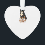 Bernese Mountain Dog Gentle Giant. Ornament<br><div class="desc">Bernese Mountain Dog Gentle Giant.</div>