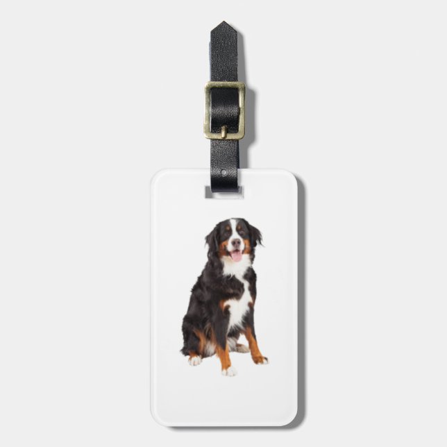 Bernese Mountain Dog | Gepäckanhänger (Vorderseite vertikal)