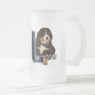 Bernese Mountain Dog Geschenke Mattglas Bierglas