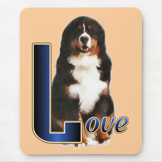 Bernese Mountain Dog Geschenke Mousepad (Vorne)