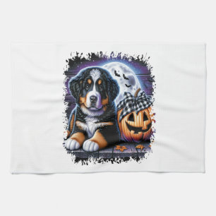 Bernese Mountain Dog Halloween Geschirrtuch