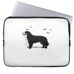Bernese Mountain Dog - Halloween Moon Silhouette O Laptopschutzhülle