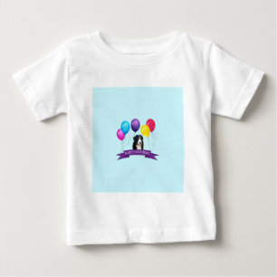 Bernese Mountain Dog Happy Birthday Baby T-shirt