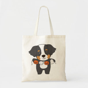 Bernese Mountain Dog Happy Halloween Hunde Kostüm Tragetasche