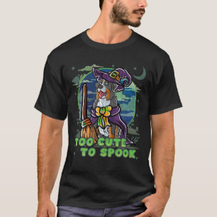 Bernese Mountain Dog Happy Halloween Kostümhexe T-Shirt