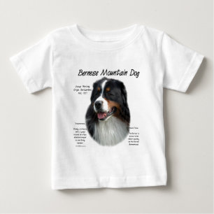 Bernese Mountain Dog History; alles über Berners Baby T-shirt