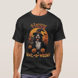 Bernese Mountain Dog Howl-O-Ween Berner Halloween T-Shirt