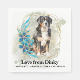 Bernese Mountain Dog I Do Too Napkins Serviette