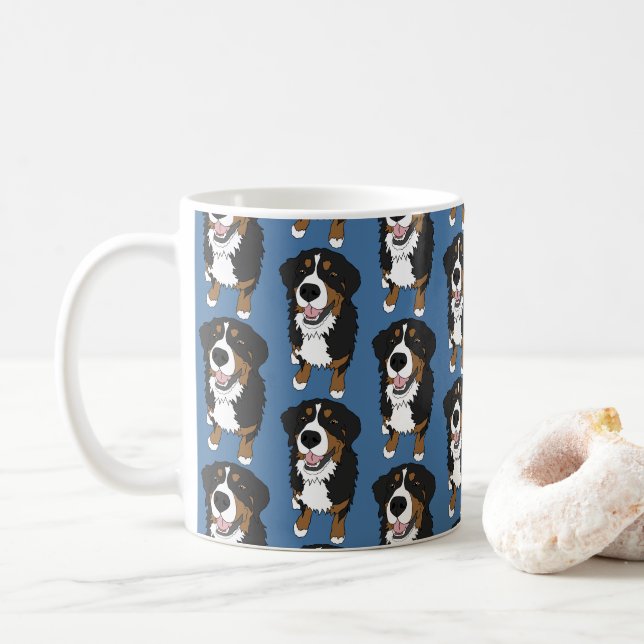 Bernese Mountain Dog Kaffeetasse (Mit Donut)