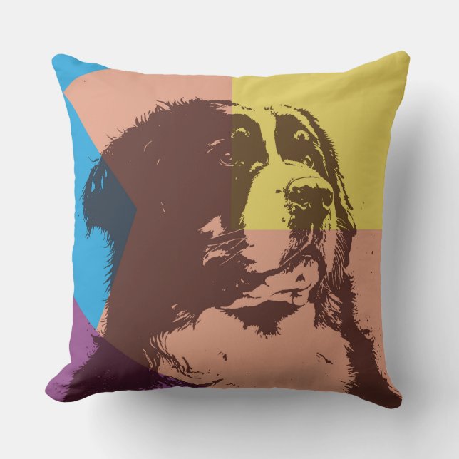 Bernese Mountain Dog Kissen (Vorderseite)