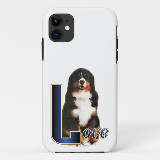 Bernese Mountain Dog Liebe Case-Mate iPhone Hülle (Rückseite)