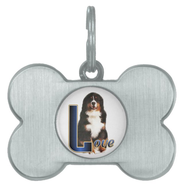 Bernese Mountain Dog Liebe Tiermarke (Vorderseite)