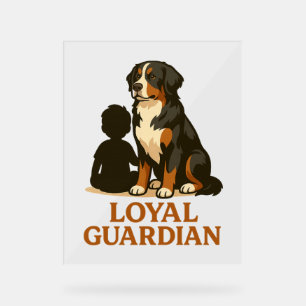 Bernese Mountain Dog Loyal Family Guardian Acrylschild