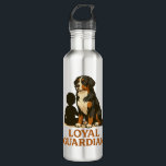 Bernese Mountain Dog Loyal Family Guardian Edelstahlflasche<br><div class="desc">Bernese Mountain Dog Loyal Family Guardian</div>
